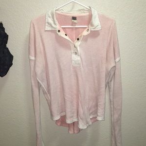 2 FOR $20! FREE PEOPLE polo thermal!